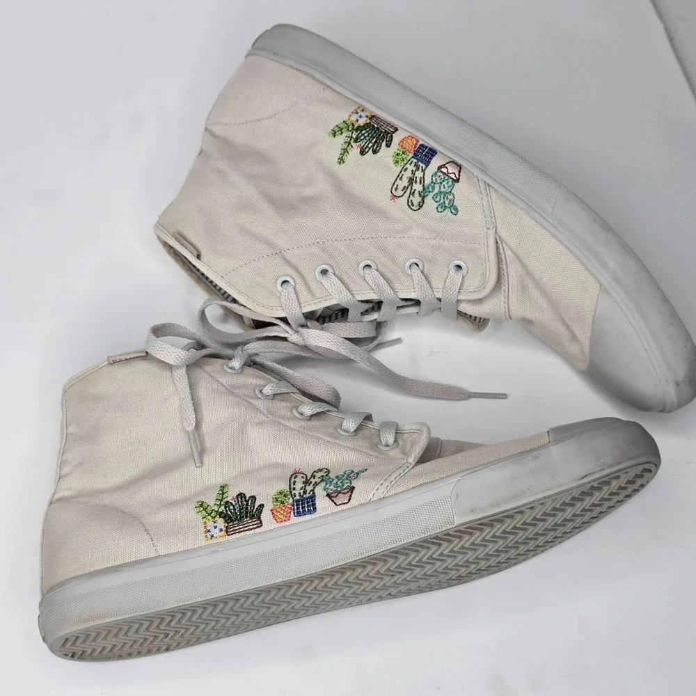 Bangs London Fog Men's Shoes Size 12 Women's 13.5 Gray Cactus High Top Sneakers